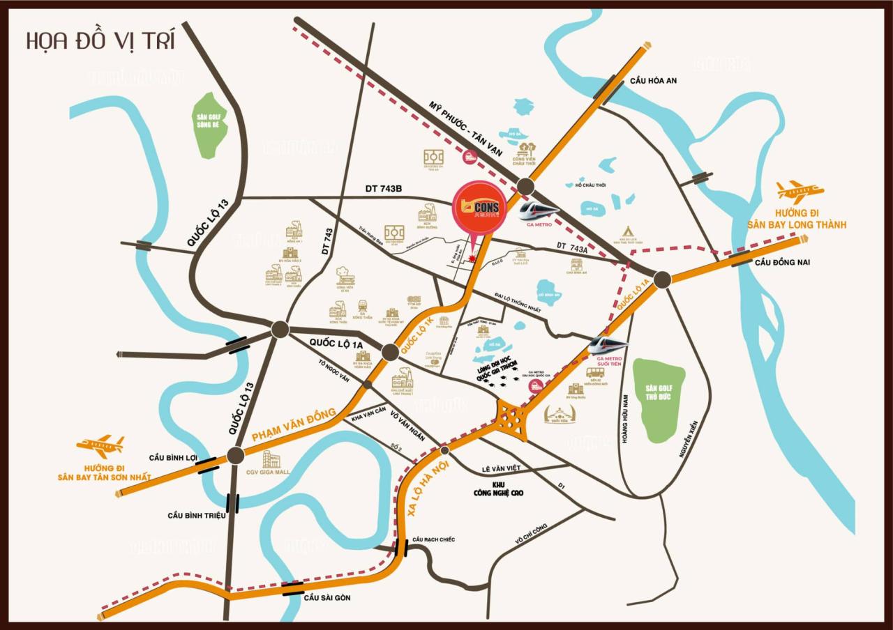 Dự án Căn Hộ Bcons Asahi Quốc lộ 1K Hồ Chí Minh