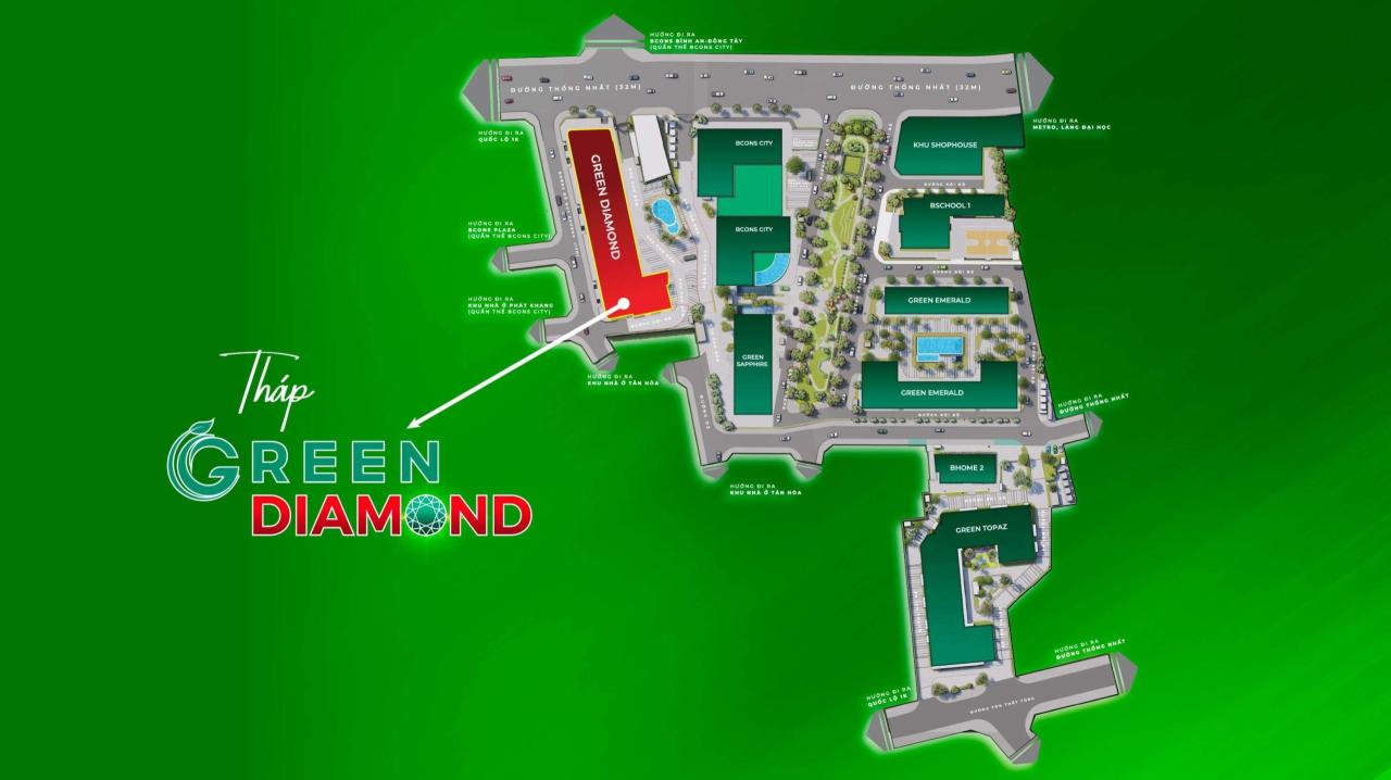 THÁP GREEN DIAMOND