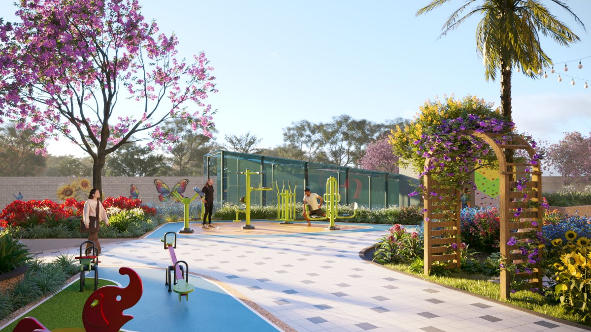 Khu vui chơi trẻ em an toàn và hiện đại tại Bcons City