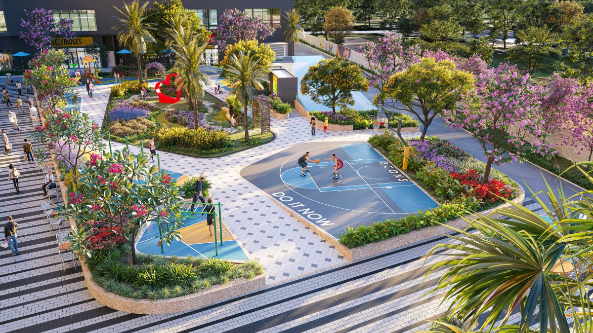 Sảnh lounge sang trọng và đẳng cấp tại Bcons City